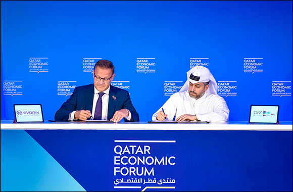 QFZ and Evonik Sign MoU at Qatar Economic Forum, Aiming to Explore Investment Opportunities in Qatar
