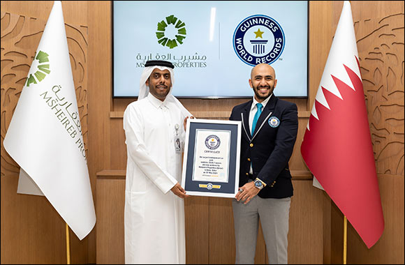 Msheireb Downtown Doha Sets New Global Standard with the Guinness World Records title™ for the ‘Largest Underground Car Park” in the World