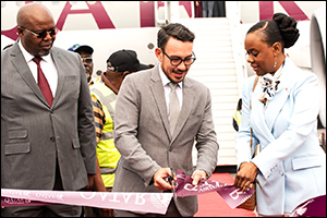 Qatar Airways Touches Down for the First time in Kinshasa, Democratic Republic of the Congo