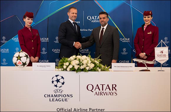 Qatar Airways Becomes the Official Airline Partner of the  UEFA Champions League