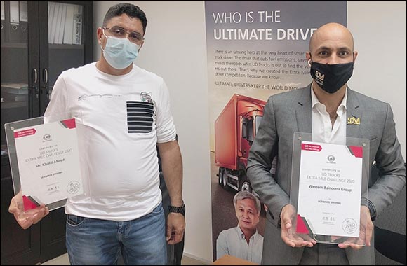 UAE and Qatar Drivers Among the World's Ultimate Drivers in UD Trucks' 2020 Extra Mile Challenge