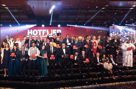 Ganeshan padmanabhan received the highly commended finance person of the year award at the hotelier middle east awards 2024